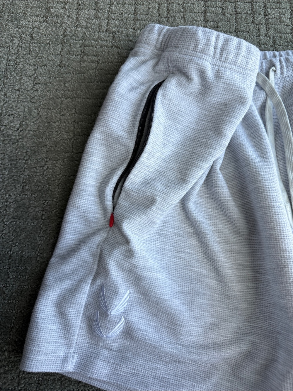 ASVR Men’s 0954. Waffle Knit Sweat Shorts - Picture 2 of 4